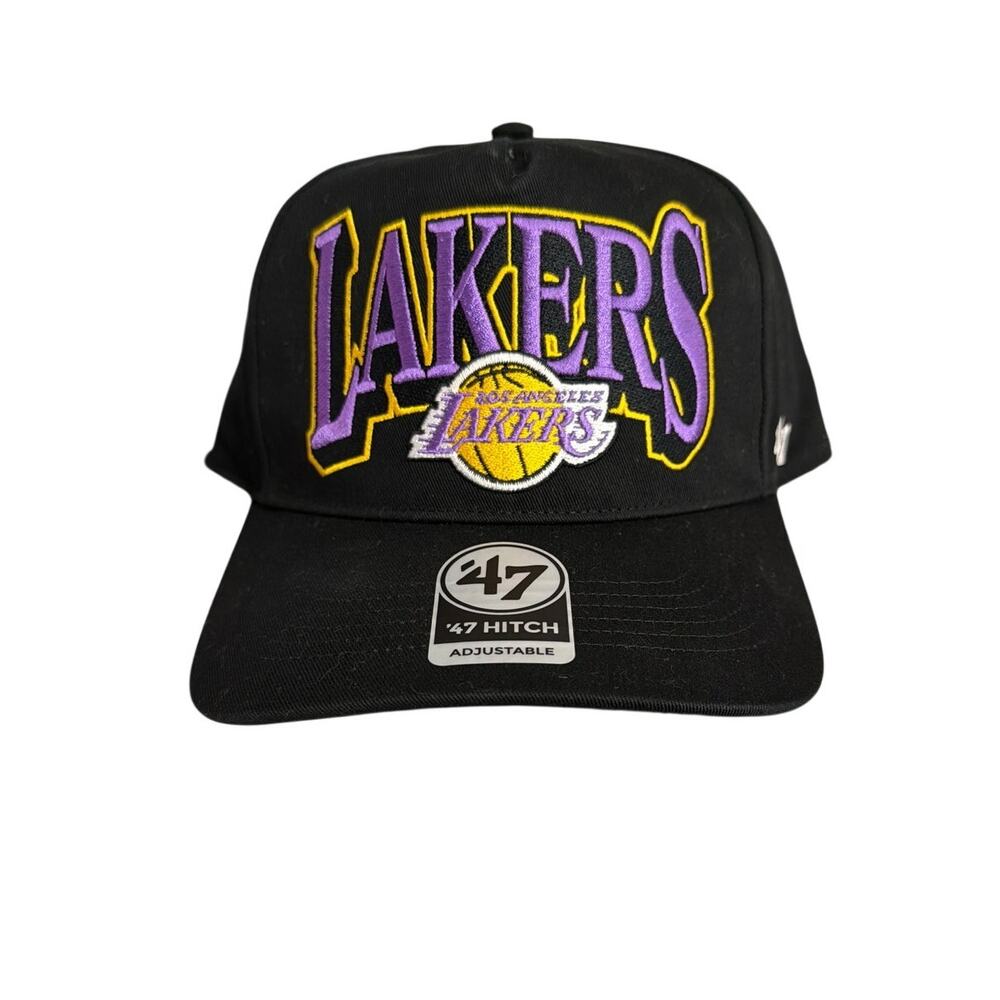 '47 Hitch adjustable Los Angeles Lakers hat black New
